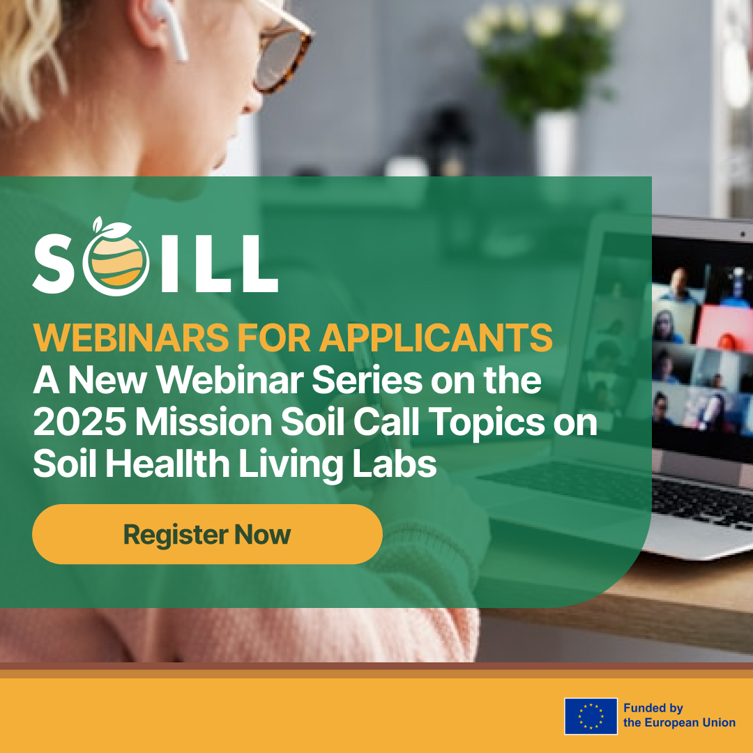 Webinars for Guiding Applicants through 2025 Mission Soil Call Topics on Soil Heallth Living Labs