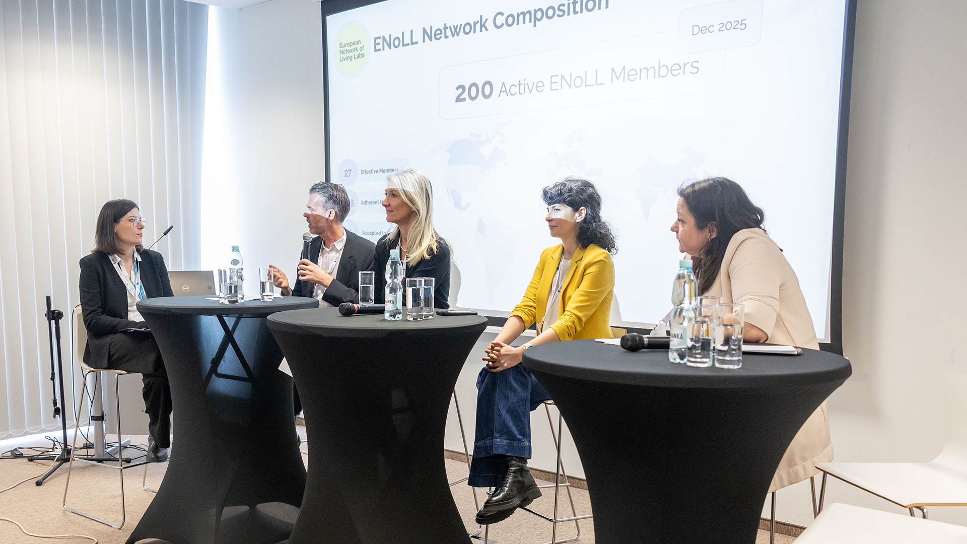 Picture of the panel at the Polish Living Lab Summit 2026